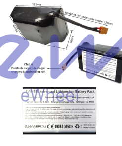 Externí baterie 36v 6,4 Ah [LG-MH1]