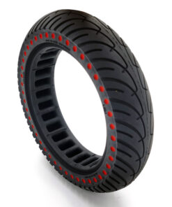 Lehká plná pneumatika 8.5x2 - červené puntíky