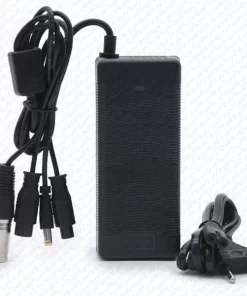 Víceúčelová nabíječka 48V 2A konektor GX16/GX12/DC5,5mm/XLR