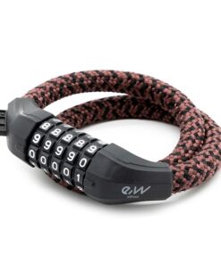 Visací zámek na heslo EWLK025 hnědé nylonové pouzdro