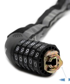 EWLK017 řetízkový visací zámek s reflexním krytem