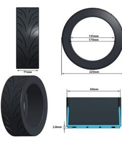 Bezdušová pneumatika 9,5x2,5-6,1 [CST]