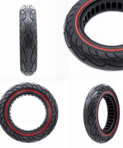 Ultralehké pevné kolo 10x2.125-6.1/B34 - červená linka [Nedong]