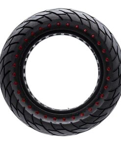 Ultralehké pevné kolo 10x2,5-6,1/B34 - červené tečky [Nedong] - 20 kusů