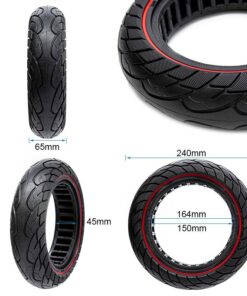 Ultralehké pevné kolo 10x2,5-6,1/B44 červená linie [Nedong]