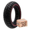 Ultralehké offroadové pevné kolo červené řady 60/70-6.5/B44 [Ewheel] - 20 kusů