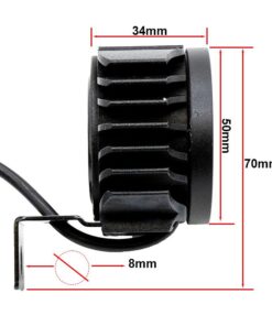 LED světlomet s klaksonem FC1 12-72v