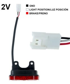 Originální zadní světlo do blatníku Niu KQi2 Pro 12V