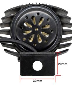 LED světlomet s klaksonem FC1 12-72v