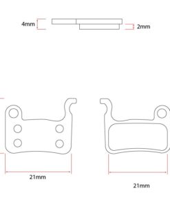 Pryskyřičná podložka RS001-R pro třmeny xtech - 20 sad