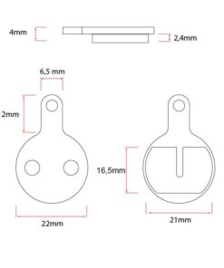 CT009-S slinutý snímač  - 2 sady