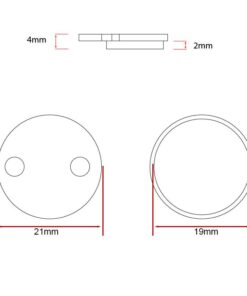 CS001-S slinutá podložka 20mm pro Xiaomi - 2 sady