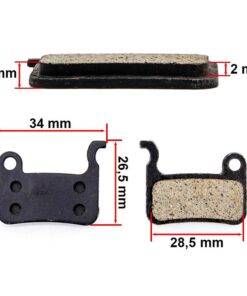 Pryskyřičná podložka RS001-R pro třmeny xtech - 20 sad