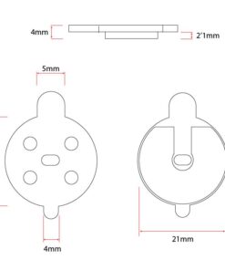 CT001-S slinutý snímač pro NIU - 2 sady