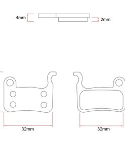RS001-S slinutá podložka pro třmen Xtech  - 2 sady