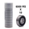 Kuličkové ložisko 6000RS - 10 kusů