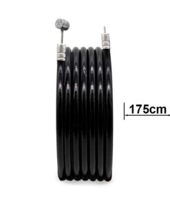 Černý brzdový plášť a lanko 1,75m