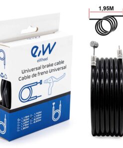 Černý brzdový plášť a lanko 1,95m