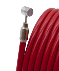 Červený brzdový plášť a lanko 1,75m