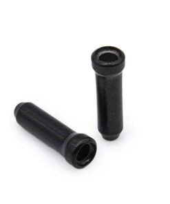 Černá zarážka brzdového lanka - balení 20 kusů