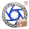 Brzdový kotouč 120mm 6H modrý - 20 kusů