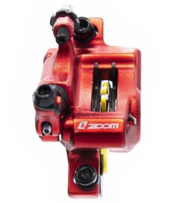 RS001-A07 polohydraulický brzdový třmen L červený [Xtech]