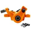 Brzdový třmen RS001-A01 Dual Pad mechanický L 60mm oranžový pro MI3