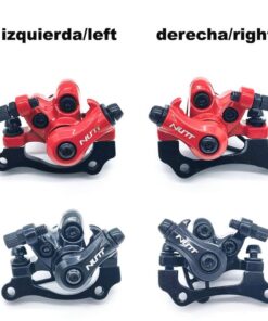 Brzdový třmen CT003-M04 mechanický L červený [NUTT]