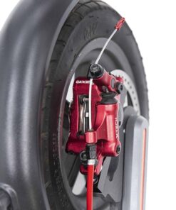 RS001-A07 polohydraulický brzdový třmen L červený [Xtech]