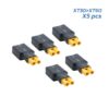 Adaptér XT30 samice na XT60 samec - 5 ks