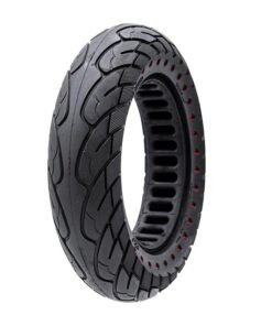 Alternative view of Ultra lehká plná pneumatika 10x2.5-6.1/B34 - červené tečky [Nedong]