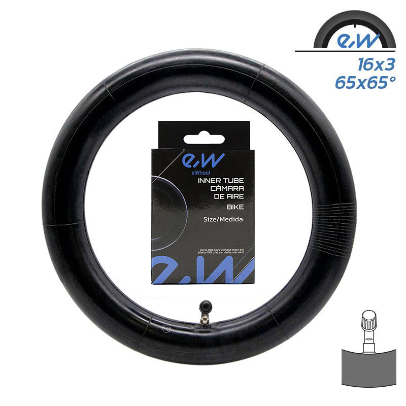 Vnitřní duše 16x3 VC 90x90º Ewheel - Obrázek 4