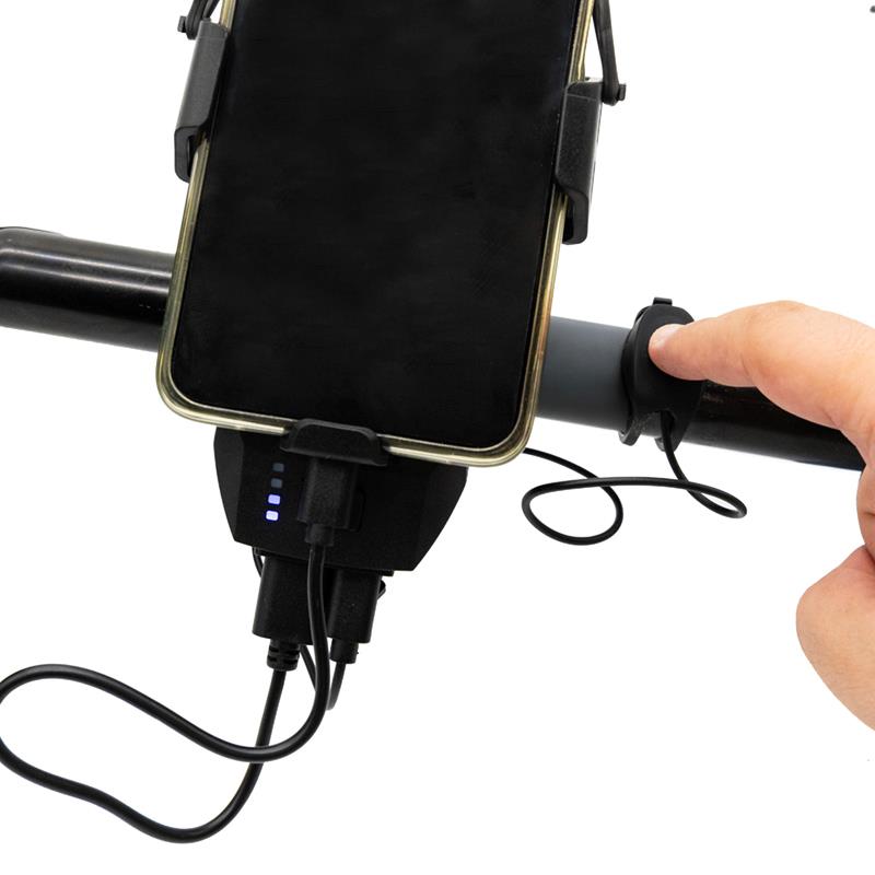 Držák na telefon EWS009 s powerbankou a světlem - Obrázek 3