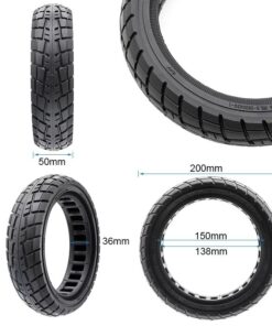 Ultraľehké pevné kolo 8.5x2-6.1/B34 terénní černá řada [Ewheel]