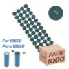 Negativní fibrilární izolační těsnění 18650 - 1000 ks.