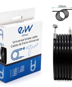 Kabel brzdový v opletení a kabel černý 2,3M