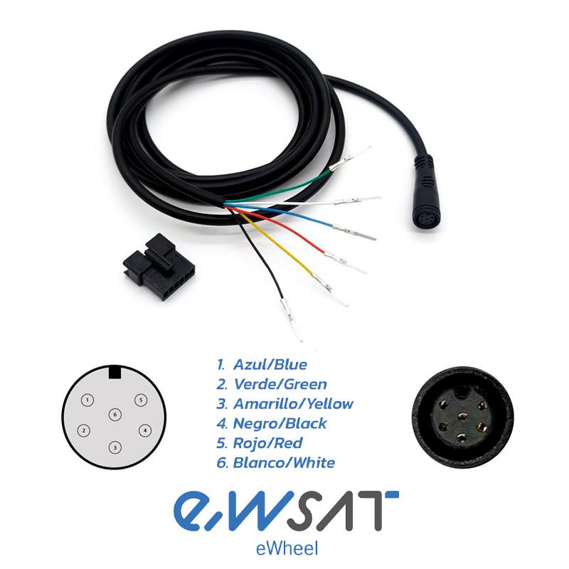 Voděodolný 8mm autobusový kabel displej/řadič na SM - 1/1 1,8m