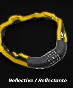 Zámek EWLK017 s řetězem a reflexní ochranou