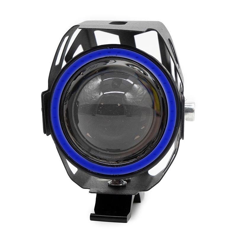 LED přední světlo U7 12-60V modré - Obrázek 4