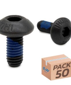 Černý šroub brzdového kotouče - 50 ks