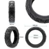 Terénní bezdušová pneumatika 60/70-6.5 [Ewheel]