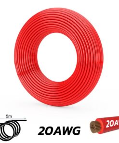 Alternative view of Červený kabel 20 AWG - 5M