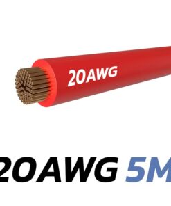 Alternative view of Red Cable 20 AWG - 5M