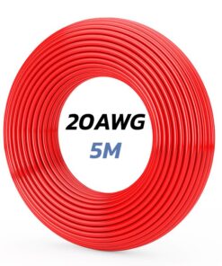 Alternative view of Červený kabel 20 AWG - 5 m