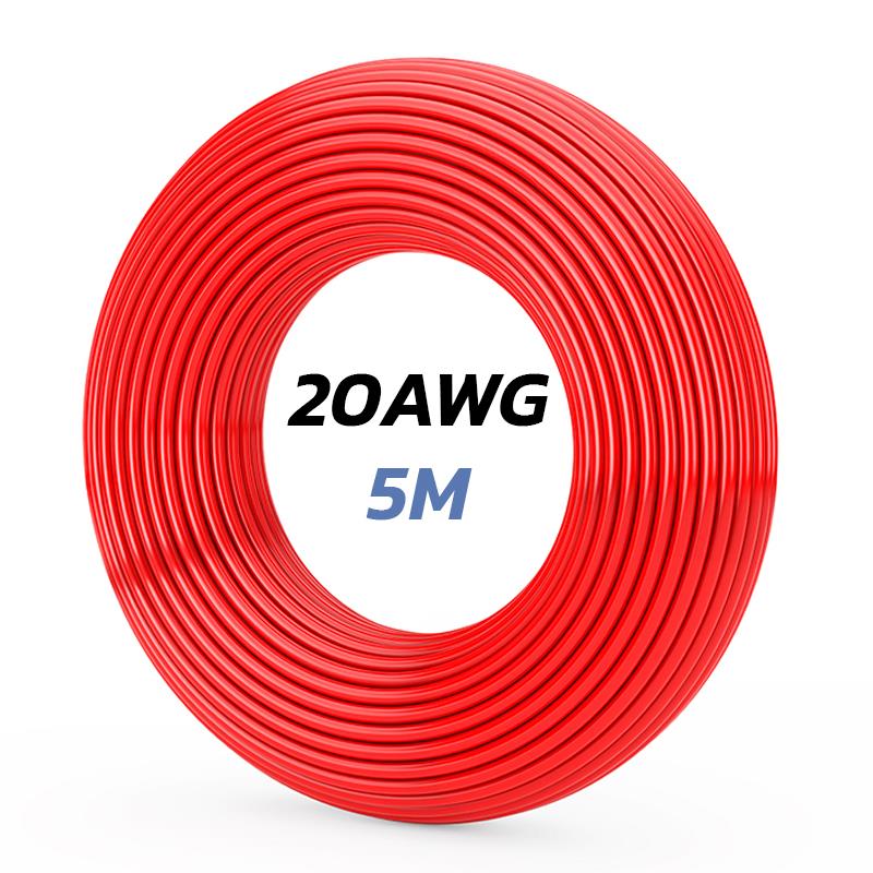 Červený kabel 20 AWG - 5M - Obrázek 2