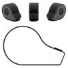 Black Silicone Cover for Accelerator - 10Pcs