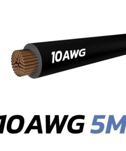 Alternative view of Black Cable 10 AWG - 5M