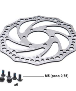 Alternative view of Brake disc R6.2 140 mm 6h silver - 48 mm