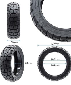 Terénní beztuková pneumatika 10×2.75-6.5 [Ewheel] s gelem