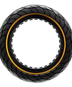 Alternative view of Solid Ultralight tire 10x2,5-6,5/B44 - Yellow Line [Nedong]